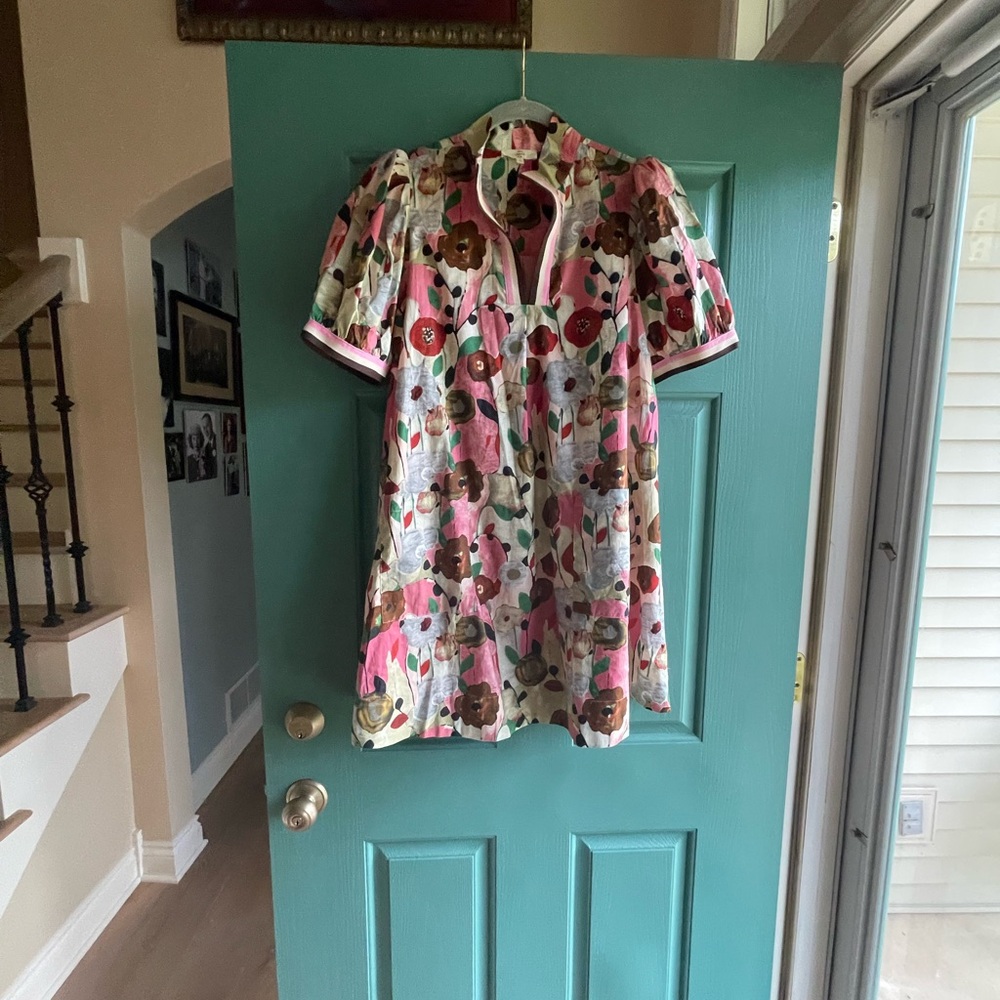 Entro Multicolor Floral Dress with pockets